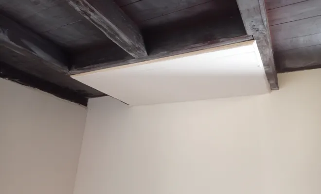 Démontage d'ancienne cheminée et rhabillement avec du BA13 (Placo) et repeindre a Eragny, Cergy, Entreprise Dargent Laurent