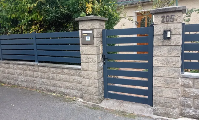 Pose de cloture + portillon , Cergy, Entreprise Dargent Laurent
