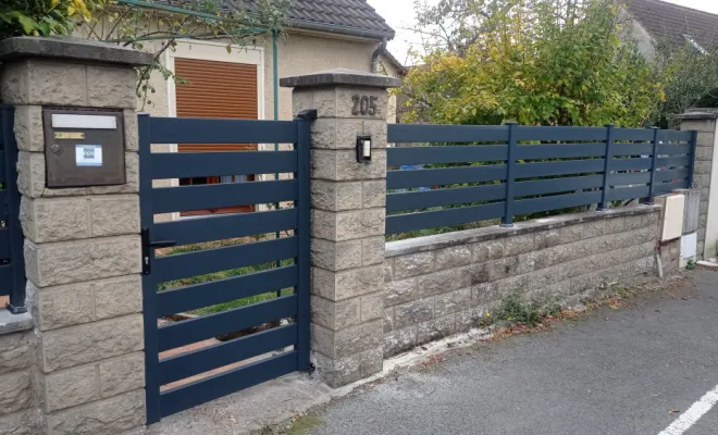 Pose de cloture + portillon , Cergy, Entreprise Dargent Laurent