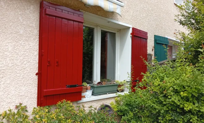 Remettre volet en bois + porte en état , Cergy, Entreprise Dargent Laurent